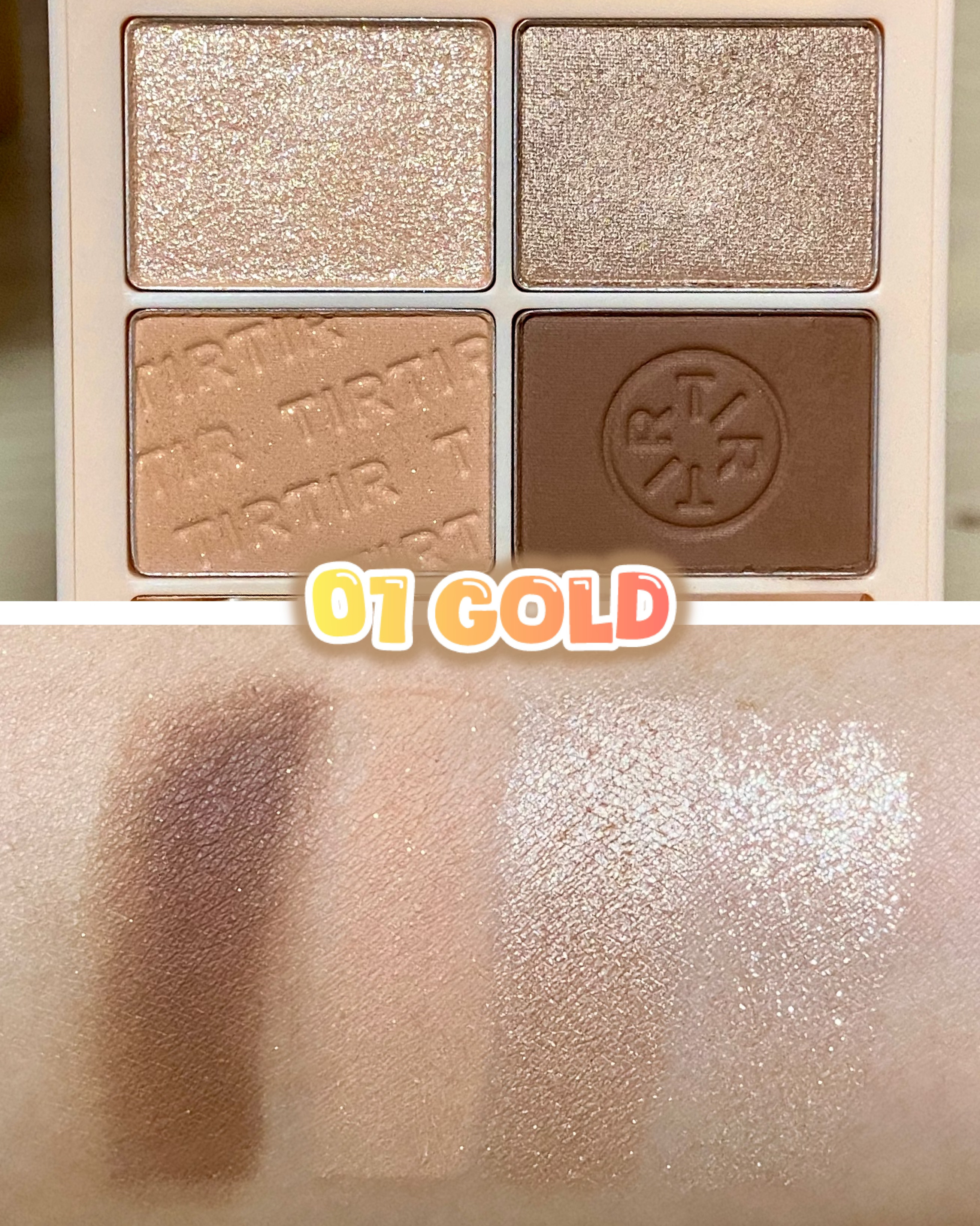 ミルキー メロウ シャドウ 03 ローズ/TIRTIR(ティルティル)/アイシャドウパレットを使ったクチコミ（2枚目）