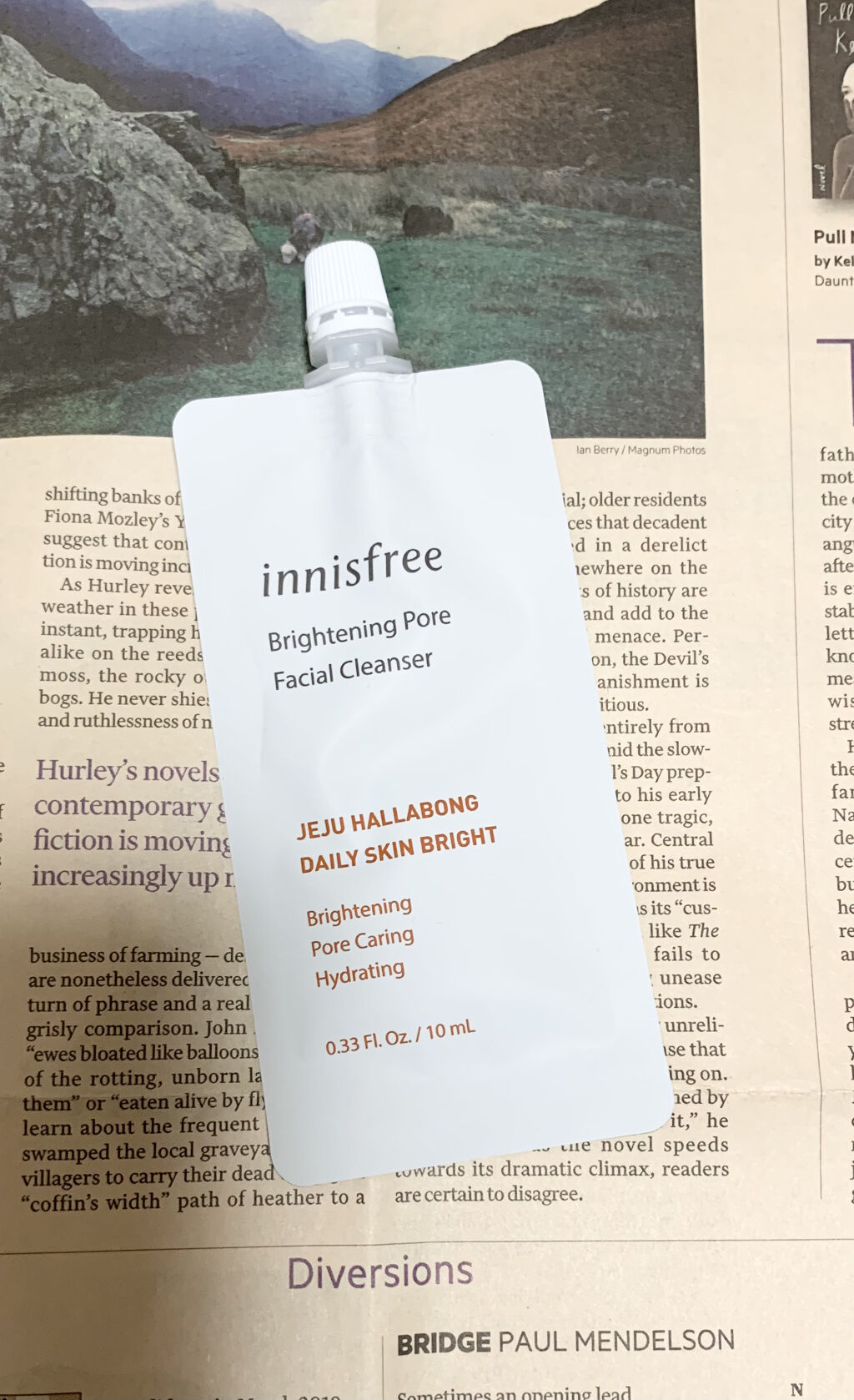 ブライトニングポア フェイシャルクレンザー/innisfree/洗顔フォームを使ったクチコミ（1枚目）