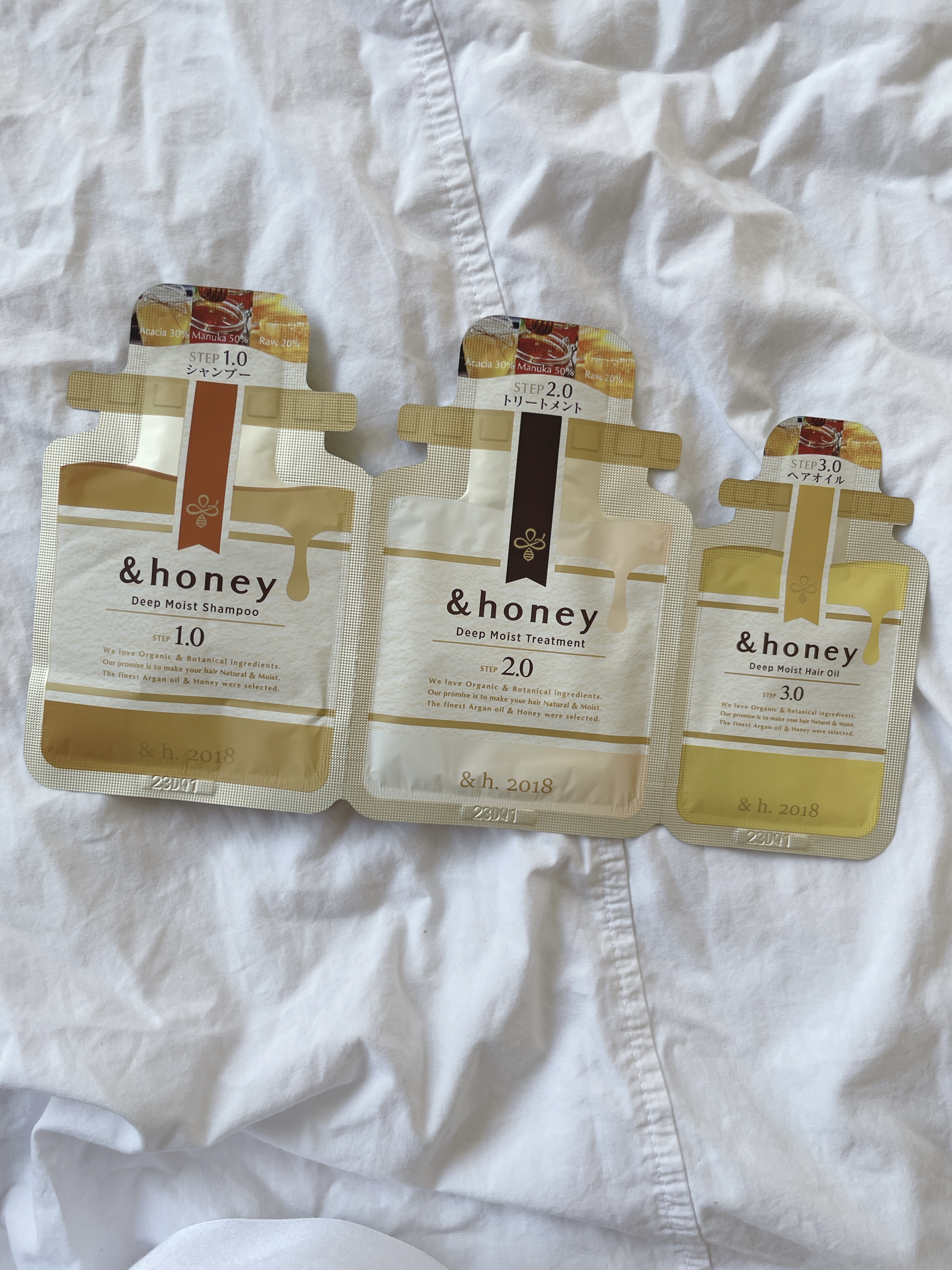 シナモロール エアリーモイスチャー  限定ペアセット/&honey/シャンプー・コンディショナーを使ったクチコミ（3枚目）