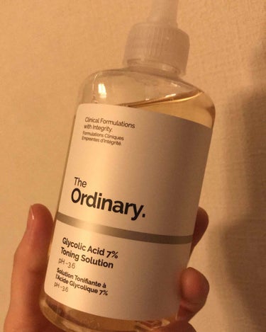 Glycolic Acid 7% Toning  Solution/The Ordinary/ブースター・導入液を使ったクチコミ（1枚目）