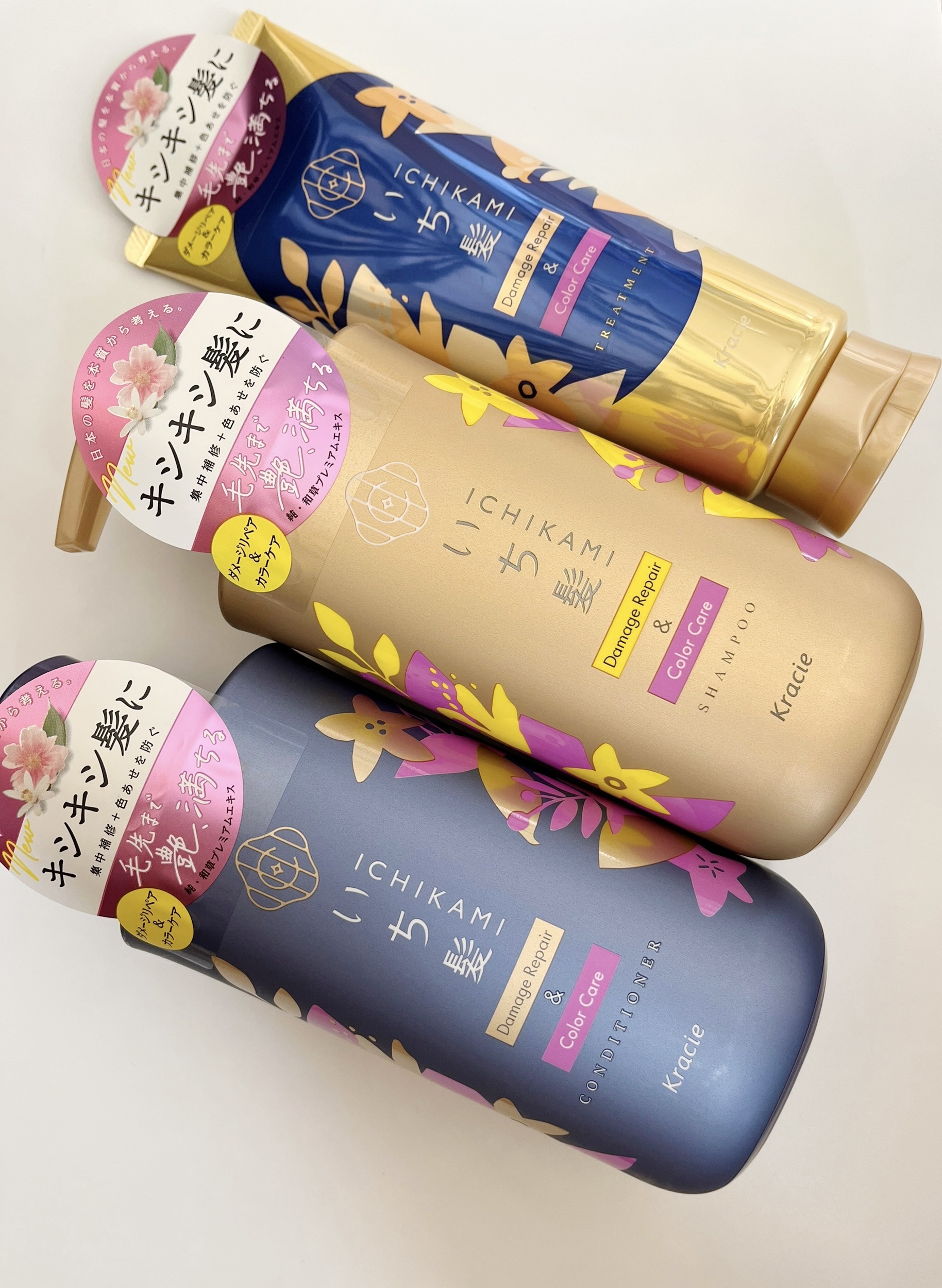 ダメージリペア＆カラーケア トリートメント/いち髪/洗い流すヘアトリートメントを使ったクチコミ（1枚目）