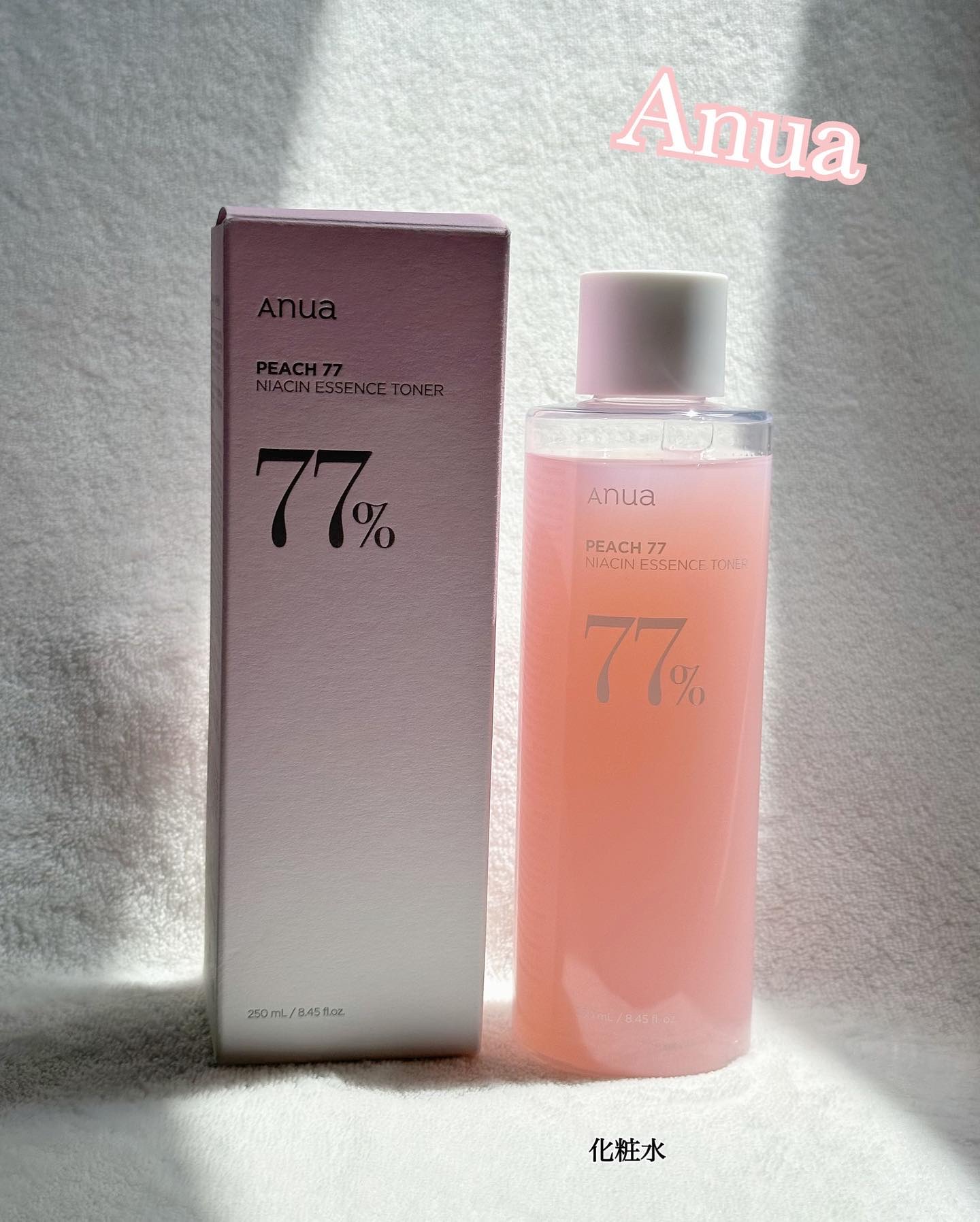 桃77％ナイアシンエッセンストナー 250ml/Anua/化粧水を使ったクチコミ（1枚目）