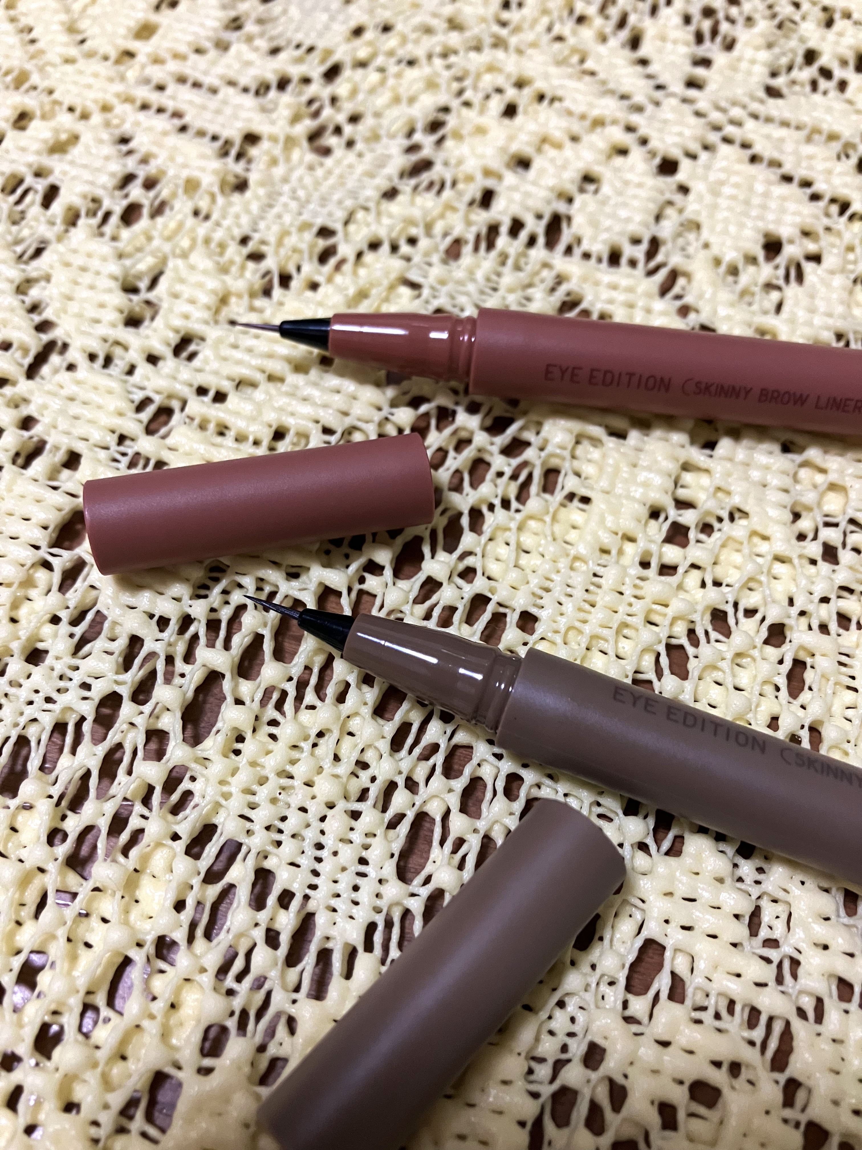 エテュセ アイエディション(スキニーブロウライナー)/ettusais/リキッドアイブロウを使ったクチコミ（3枚目）