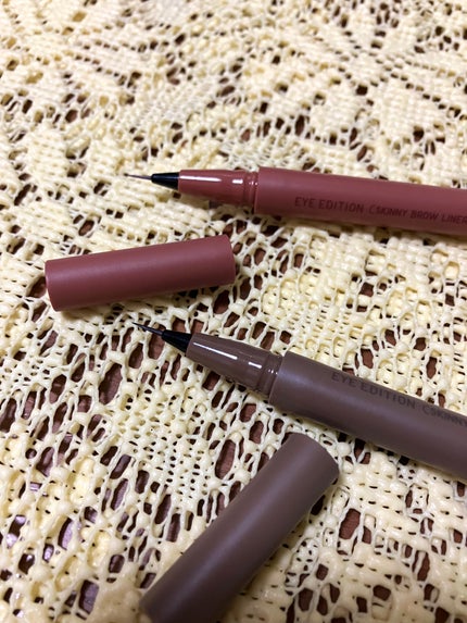 エテュセ アイエディション(スキニーブロウライナー)/ettusais/リキッドアイブロウを使ったクチコミ(3枚目)