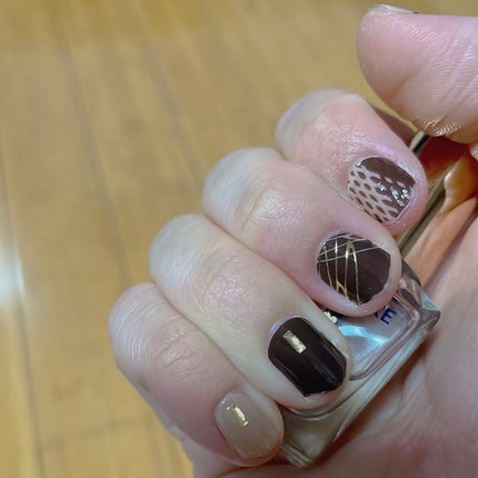 DAISO×紗々 UV GEL ネイルシール/DAISO/ネイルシールを使ったクチコミ(3枚目)