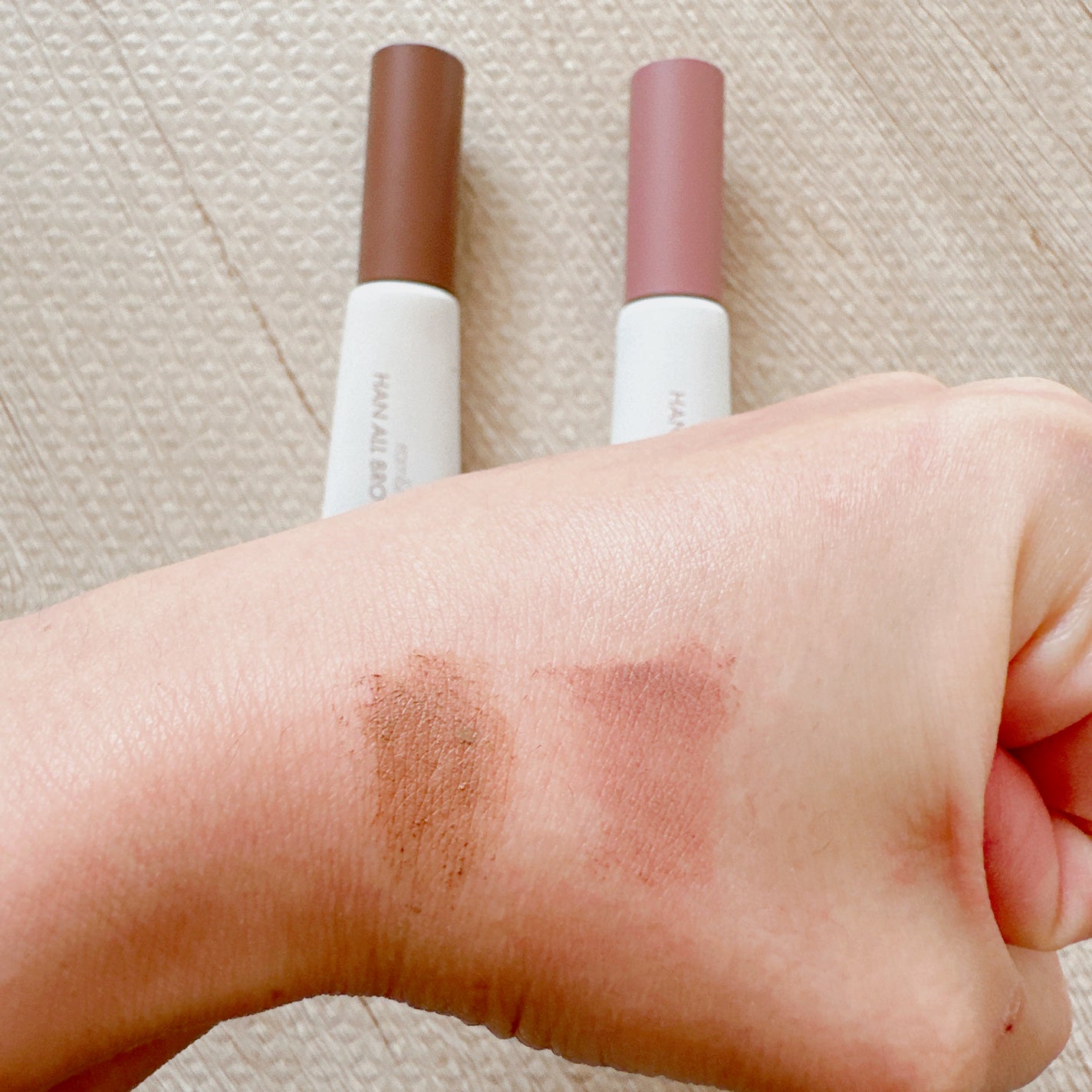 ハンオールブロウカラ/rom&nd/眉マスカラを使ったクチコミ(4枚目)