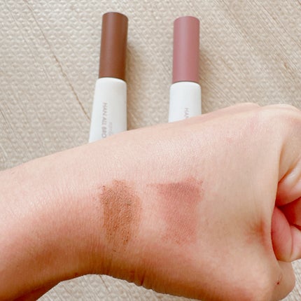 ハンオールブロウカラ/rom&nd/眉マスカラを使ったクチコミ(4枚目)