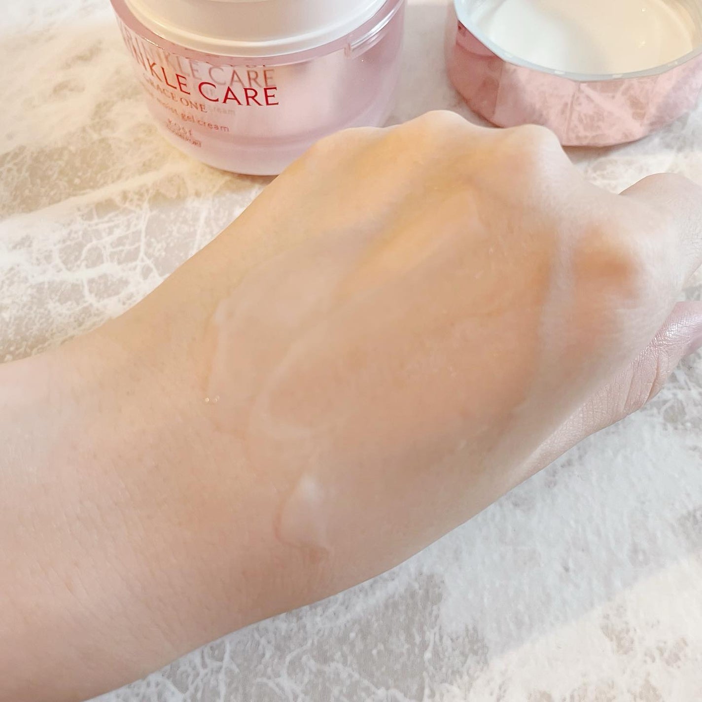 リンクルケア ホワイト モイストジェルクリーム/グレイスワン/オールインワン化粧品を使ったクチコミ(10枚目)