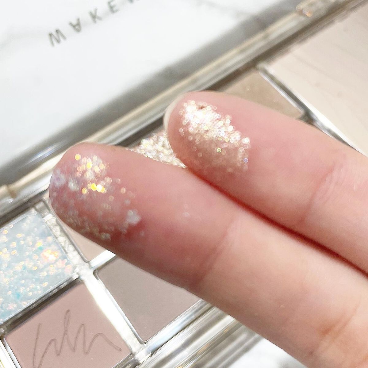 ミックスブラーリングアイパレット/wakemake/マルチパレットを使ったクチコミ(5枚目)