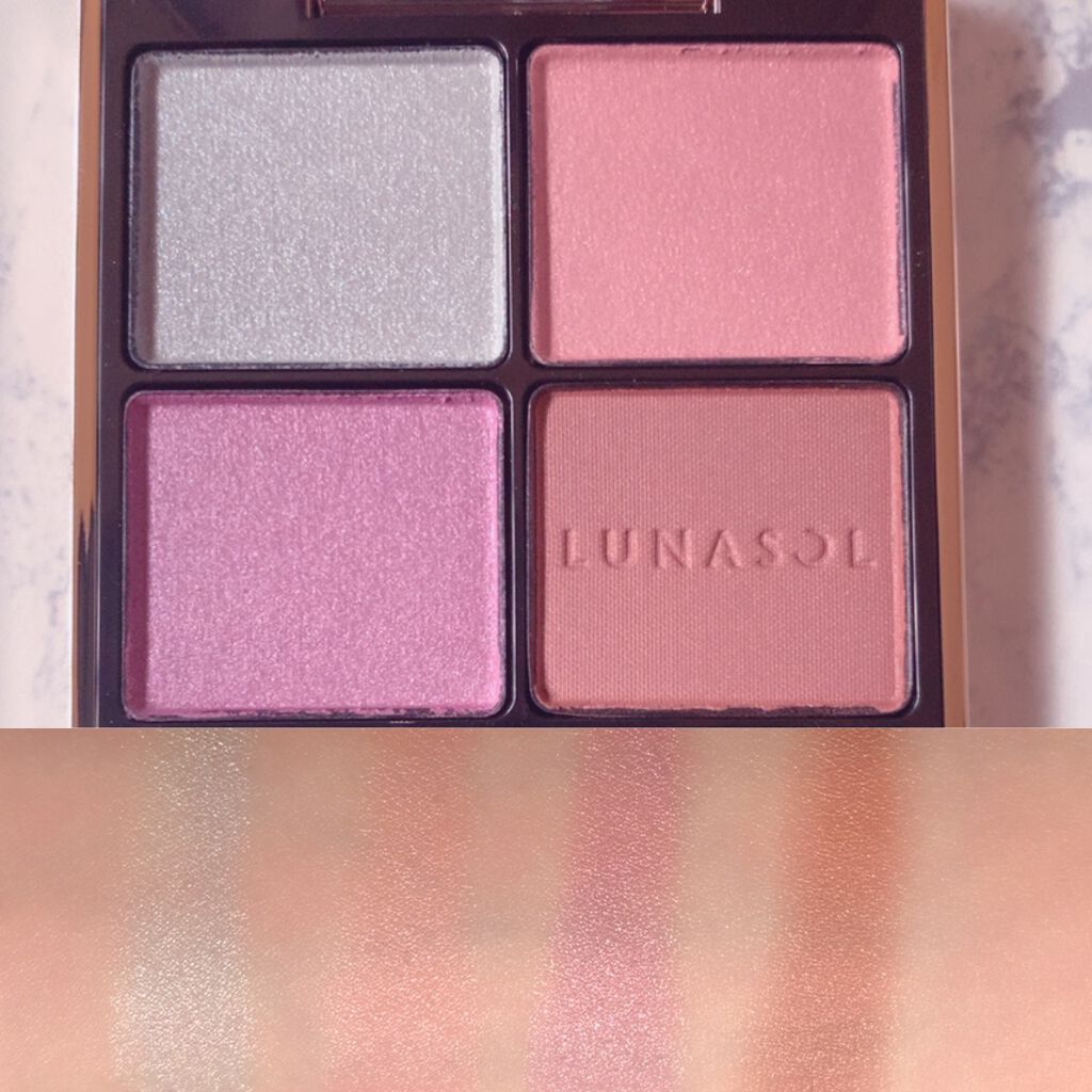 アイカラーレーション/LUNASOL/アイシャドウパレットを使ったクチコミ（3枚目）