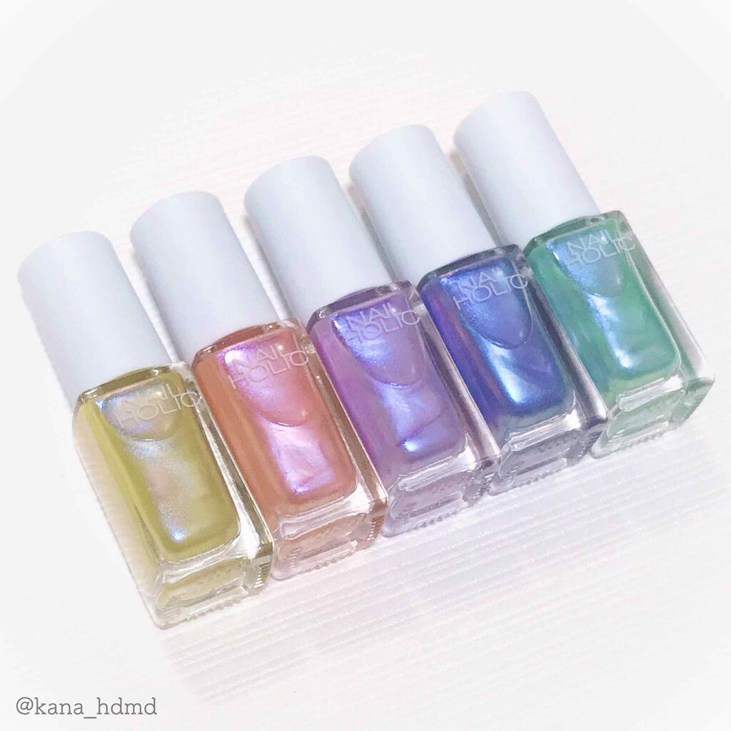 ネイルホリック リミテッドカラー Sea Shell/ネイルホリック/マニキュアを使ったクチコミ(2枚目)