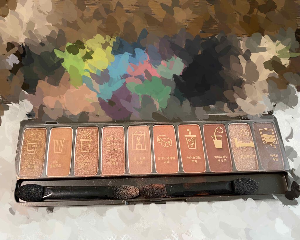 プレイカラー アイシャドウ/ETUDE/アイシャドウパレットを使ったクチコミ（2枚目）