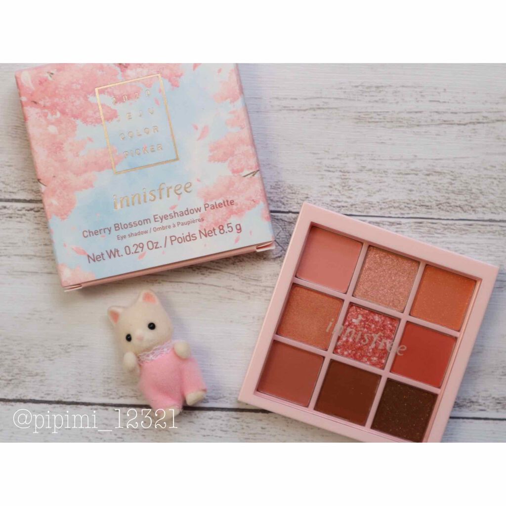チェリーブロッサム アイシャドウ パレット 2020 Jeju Color Picker/innisfree/アイシャドウパレットを使ったクチコミ（1枚目）