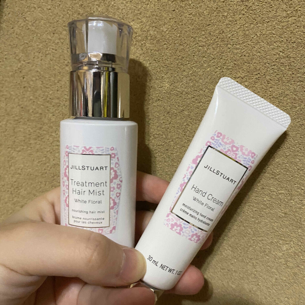 ハピネスメッセージ トリートメント へアミスト＆ハンドクリーム ホワイトフローラル/JILL STUART/その他キットセットを使ったクチコミ（1枚目）