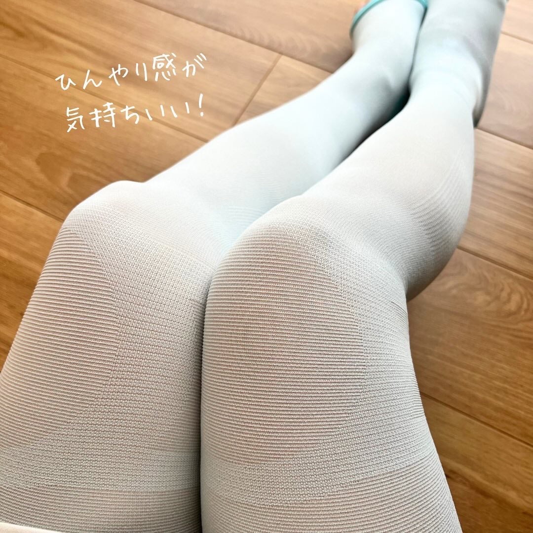 スリムウォーク 美脚ロング Wパワークール/SLIMWALK/着圧ソックス・レギンスを使ったクチコミ(7枚目)