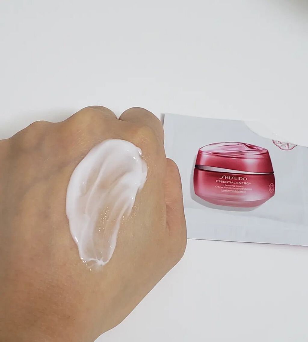エッセンシャルイネルジャ ハイドレーティング クリーム/SHISEIDO/フェイスクリームを使ったクチコミ（2枚目）