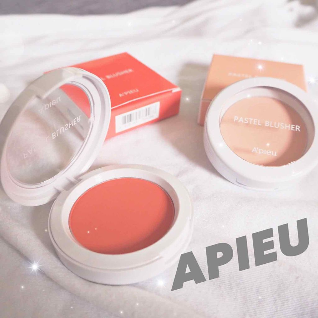 アピュー パステルブラッシャー/A’pieu/パウダーチークを使ったクチコミ(1枚目)