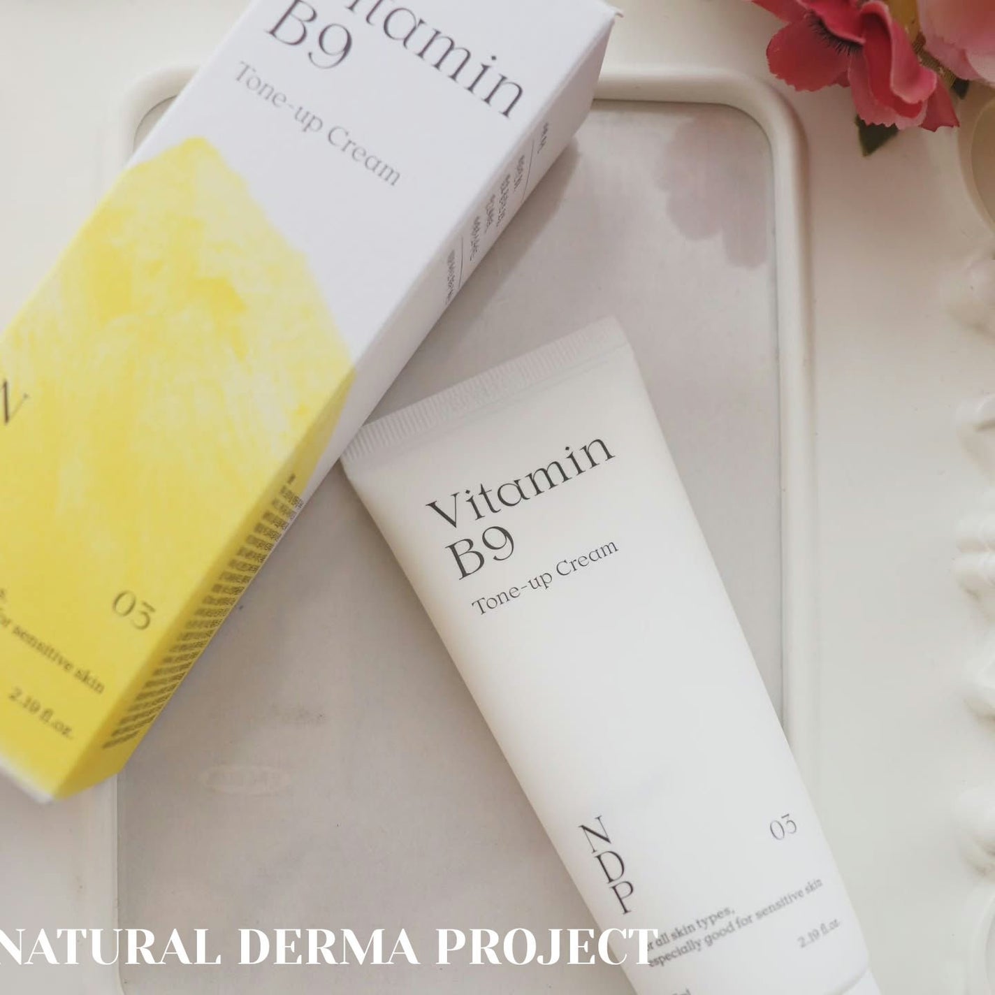 ビタミンB9トーンアップクリーム/NATURAL DERMA PROJECT/化粧下地を使ったクチコミ(1枚目)