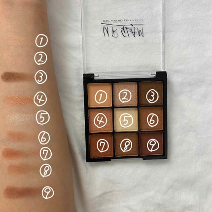 UR GLAM BLOOMING EYE COLOR PALETTE/U R GLAM/アイシャドウパレットを使ったクチコミ(3枚目)