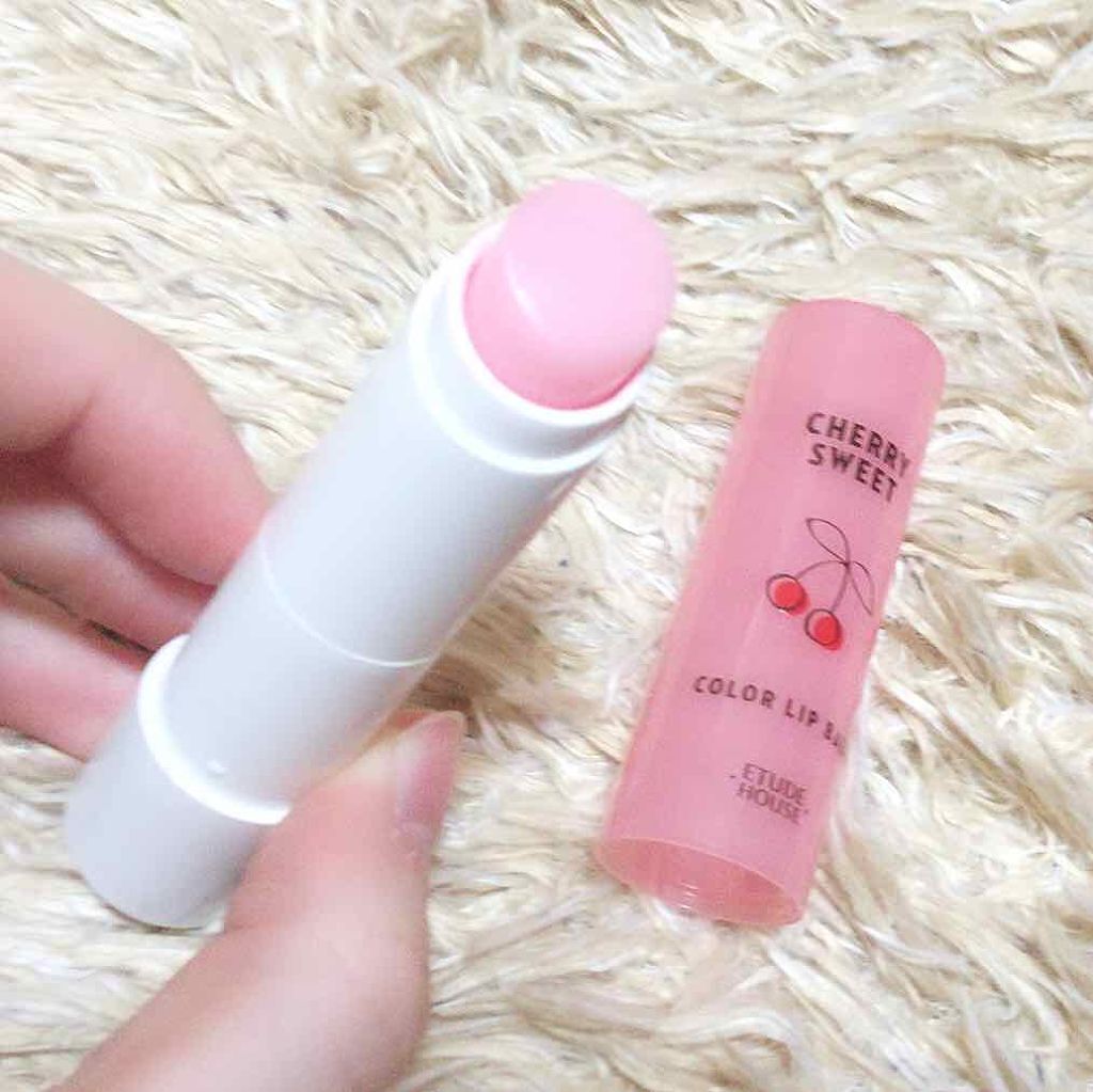 チェリースイート カラーリップバーム/ETUDE/口紅を使ったクチコミ（2枚目）