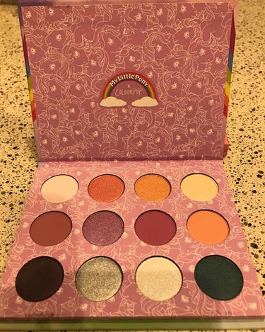 My Little Pony eyeshadow palette/ColourPop/パウダーアイシャドウを使ったクチコミ（2枚目）