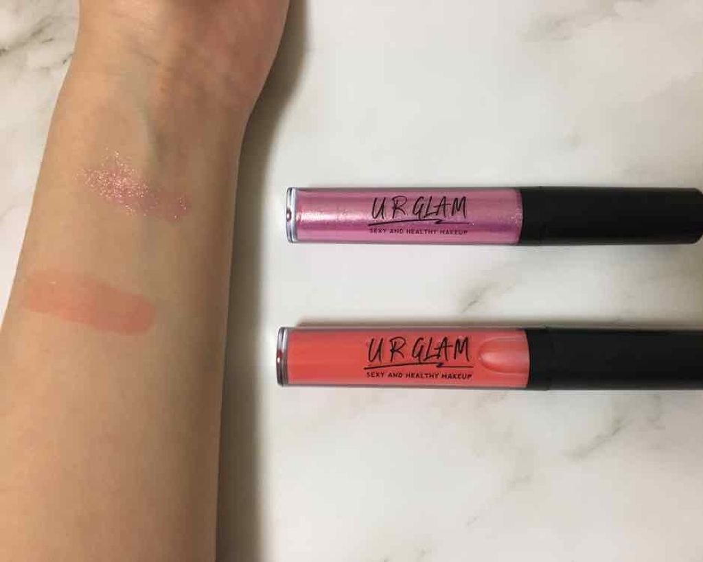UR GLAM　SHEER LIP GLOSS シャイニーピンク/U R GLAM/リップグロスを使ったクチコミ（2枚目）