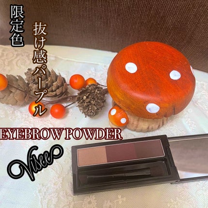 ヴィセ リシェ アイブロウパウダー BR-4 ニュアンスパープル(限定)/Visée/パウダーアイブロウを使ったクチコミ(1枚目)