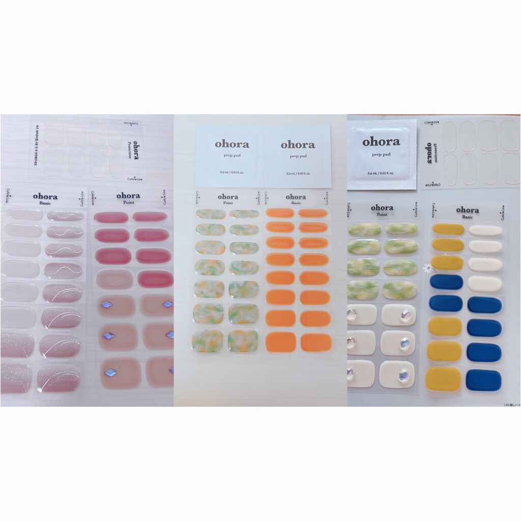 セミキュアジェルネイル(ハンド)/ohora/ネイルシールを使ったクチコミ(3枚目)