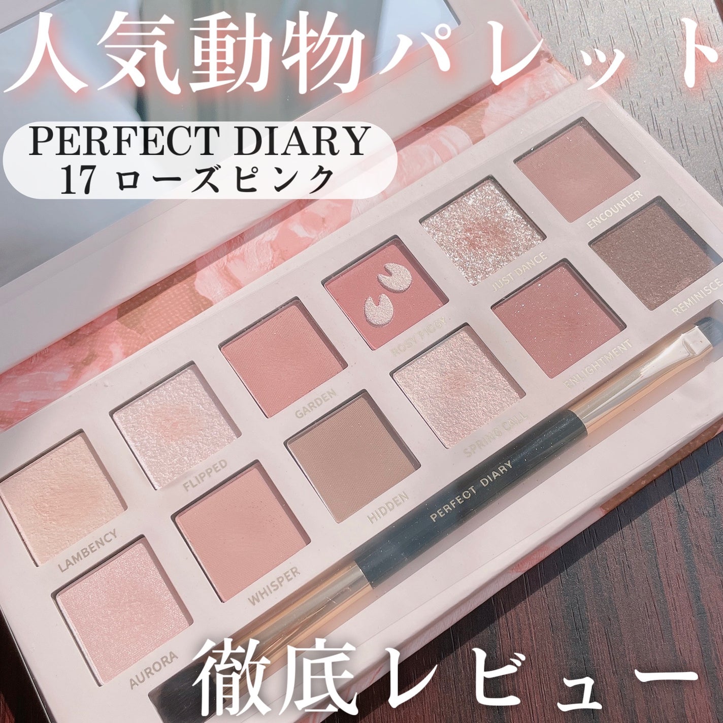 エクスプローラ12色 動物アイシャドウパレット/PERFECT DIARY/アイシャドウパレットを使ったクチコミ(1枚目)