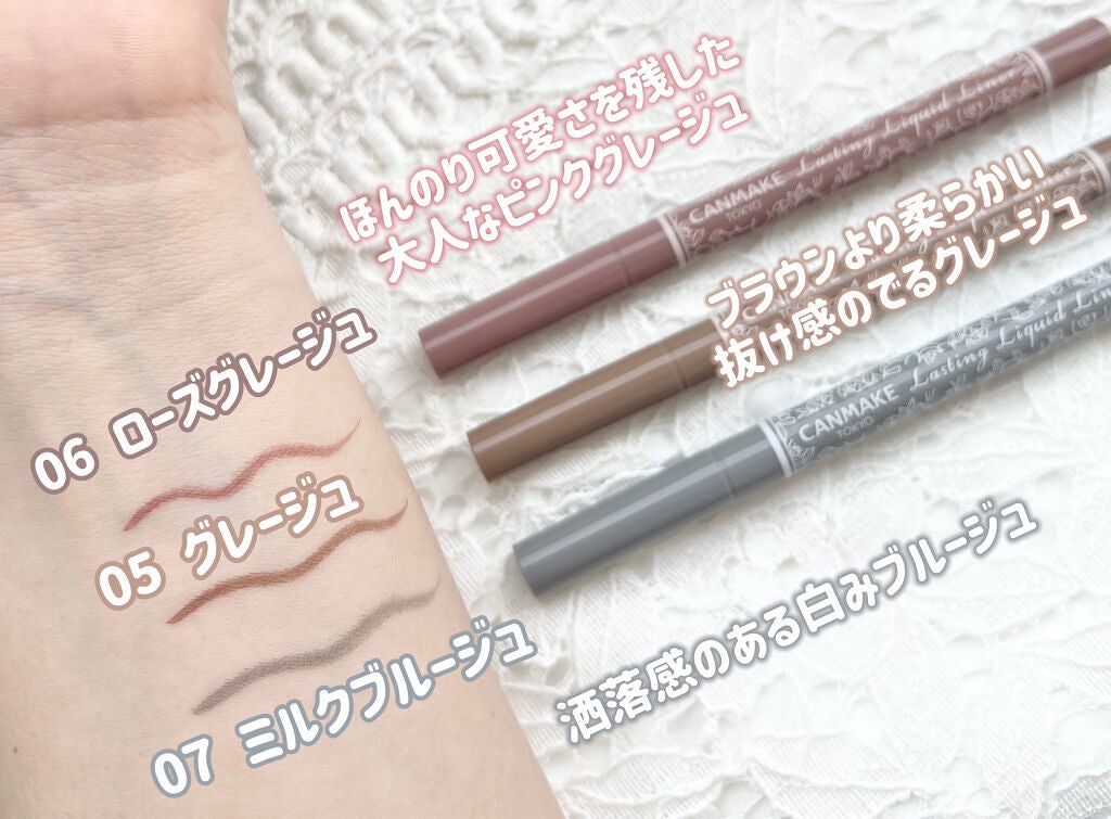 ラスティングリキッドライナー/キャンメイク/リキッドアイライナーを使ったクチコミ(3枚目)