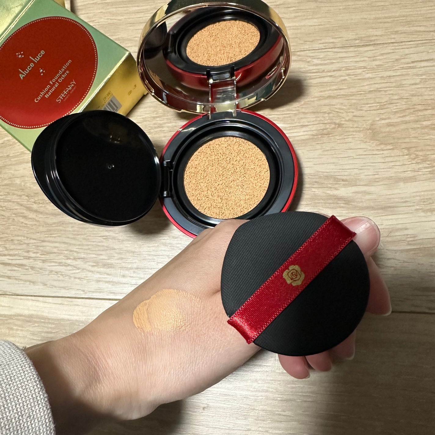 Aluce luce Plus クッションファンデーション/Aluce luce/クッションファンデーションを使ったクチコミ(4枚目)