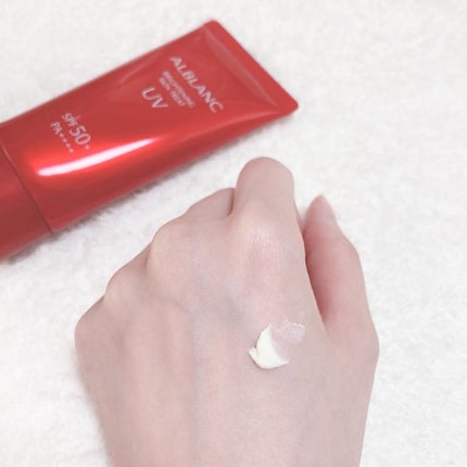 ブライトニングスキントリートUV/ALBLANC/日焼け止めローションを使ったクチコミ(2枚目)