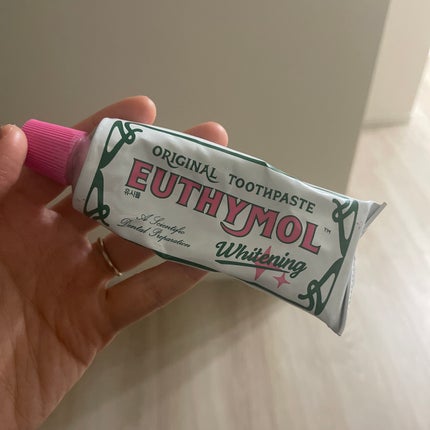 ホワイトニング美白歯磨き粉/EUTHYMOL/歯磨き粉を使ったクチコミ(1枚目)