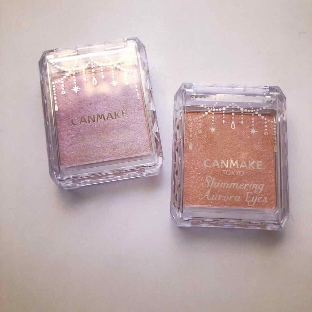 シマリングオーロラアイズ/キャンメイク/単色アイシャドウを使ったクチコミ（1枚目）