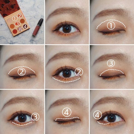 ビッグポピー/ColourPop/アイシャドウパレットを使ったクチコミ(4枚目)