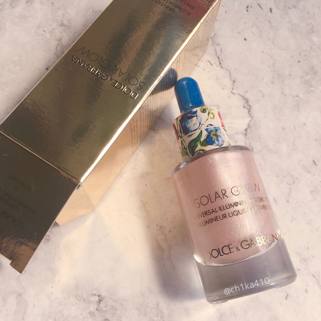 ソーラーグロウ ユニバーサル イルミネーティングドロップス/DOLCE&GABBANA BEAUTY/化粧下地を使ったクチコミ（2枚目）