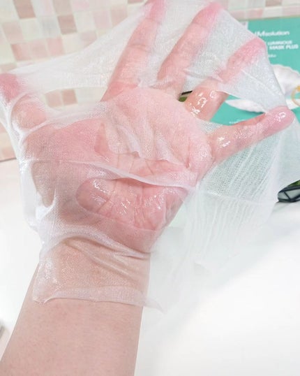 JM solution marine luminous pearl deep moisture mask/JMsolution/シートマスク・パックを使ったクチコミ(4枚目)