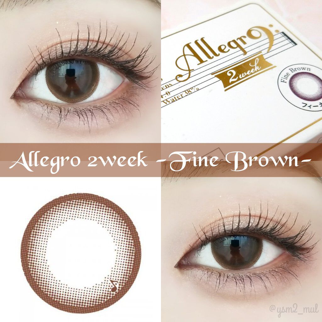 カラコン/アレグロ/カラーコンタクトレンズを使ったクチコミ(1枚目)