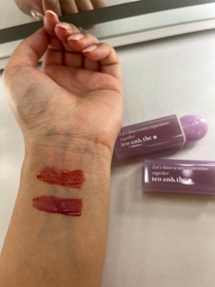 teo and the Milky Dotom Tint/タオアンダー/リップグロスを使ったクチコミ(2枚目)