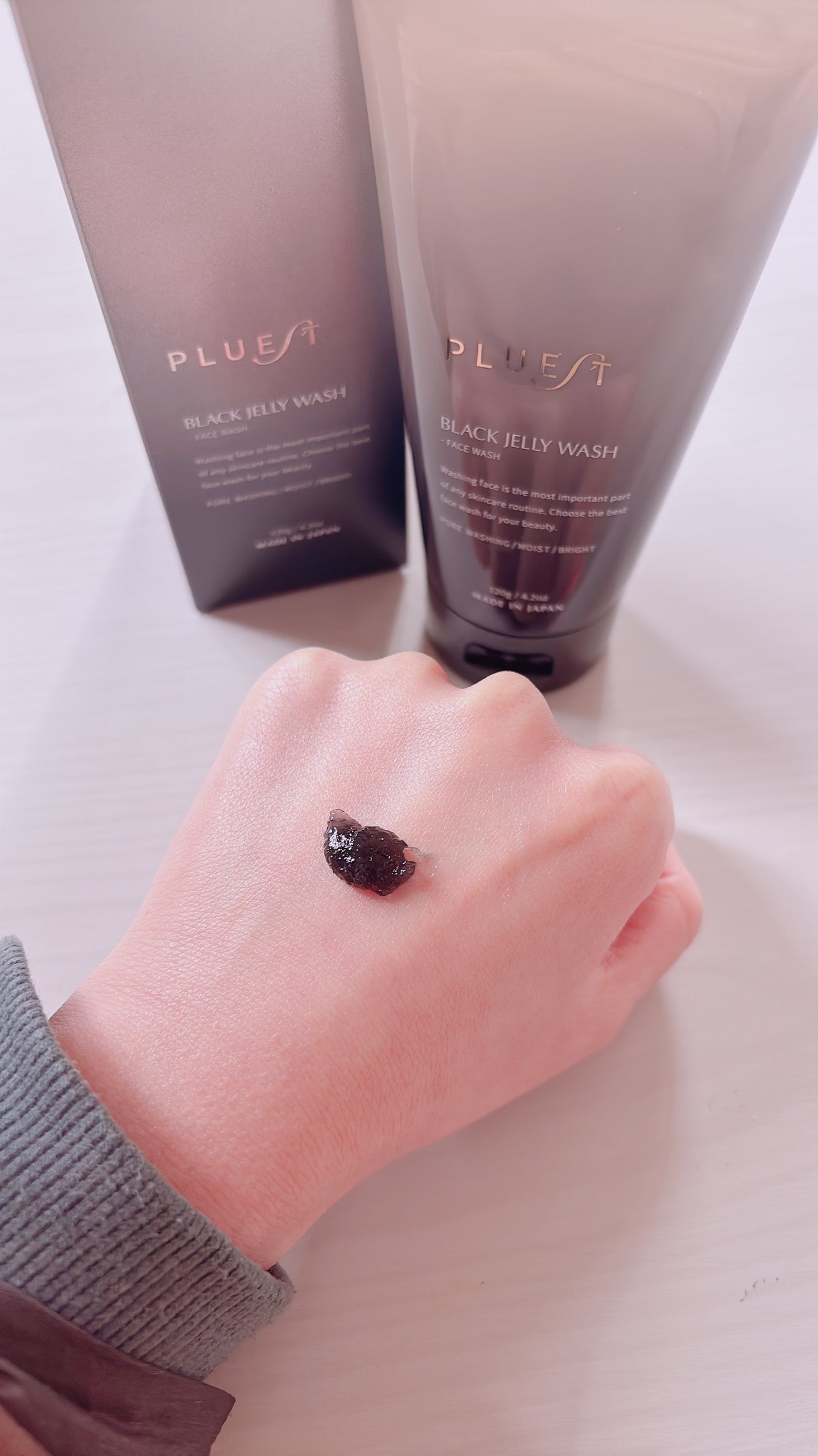 BLACK JELLY WASH(ブラックジェリーウォッシュ)/PLUEST/その他洗顔料を使ったクチコミ(2枚目)