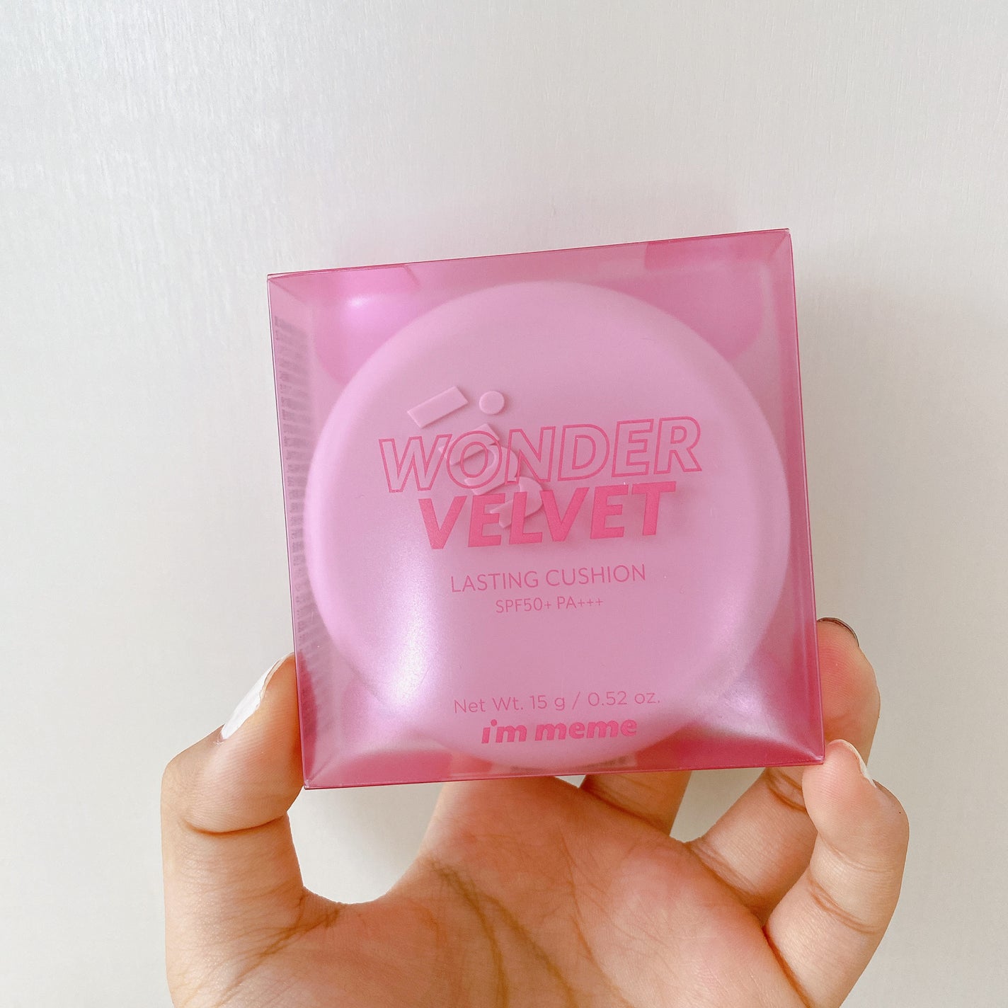 ワンダーベルベットラスティングクッション/i’m meme/クッションファンデーションを使ったクチコミ(3枚目)