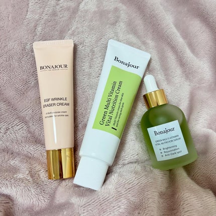 EGFリンクルイレイサークリーム/Bonajour/アイケア・アイクリームを使ったクチコミ(1枚目)