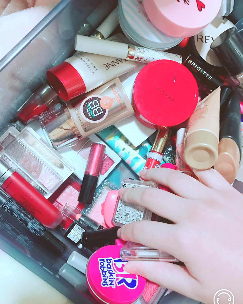 【旧品】マシュマロフィニッシュパウダー/キャンメイク/プレストパウダーを使ったクチコミ(2枚目)