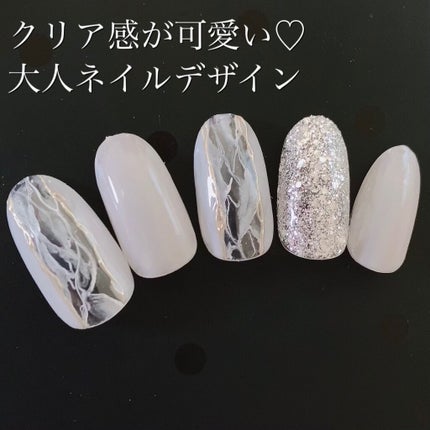 ミラーパウダー/プリジェル/ネイルシールを使ったクチコミ(1枚目)