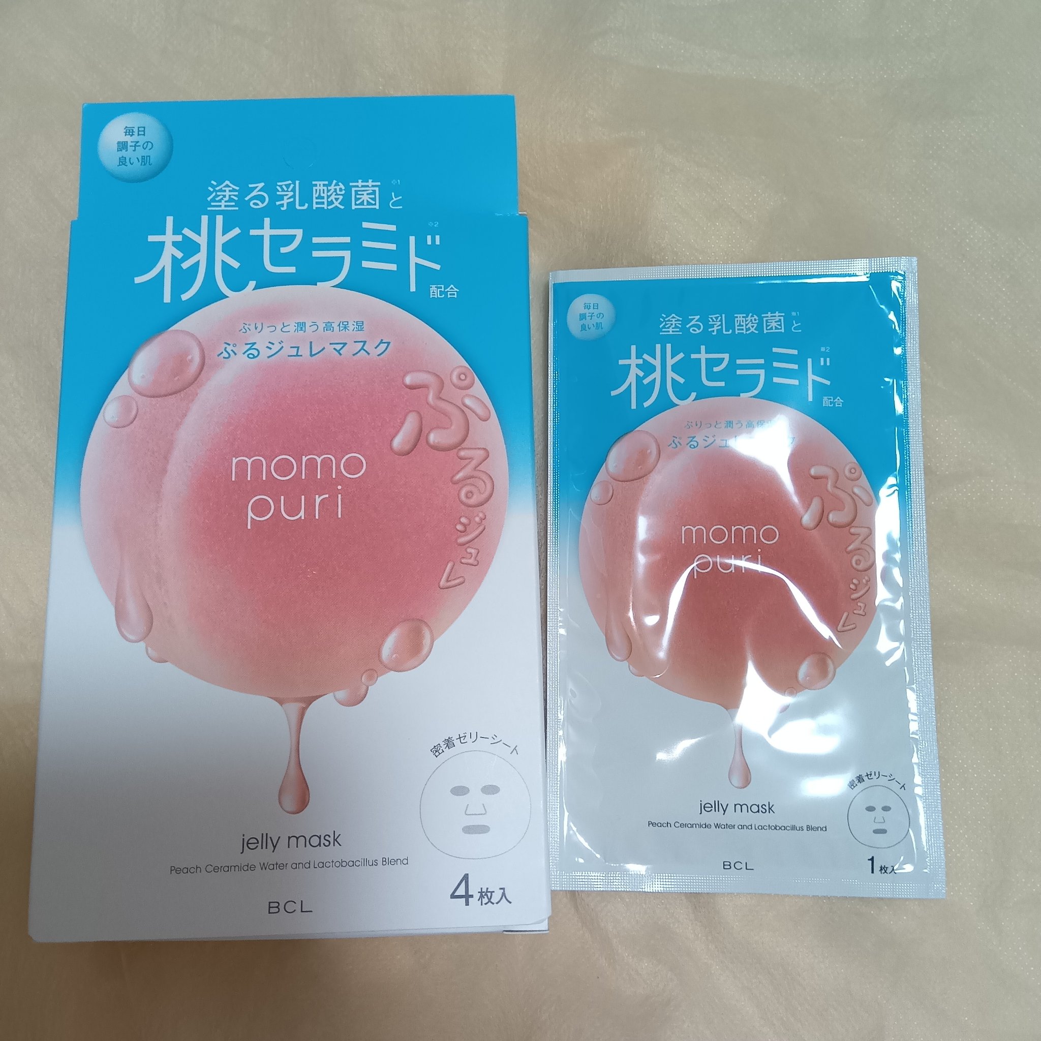 潤いぷるジュレマスク/ももぷり/シートマスク・パックを使ったクチコミ（1枚目）