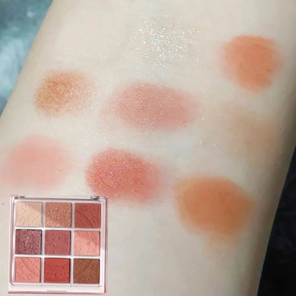 クォーツ 9色アイシャドウパレット(ドリームランドアイシャドウ)/ZEESEA/アイシャドウパレットを使ったクチコミ(3枚目)