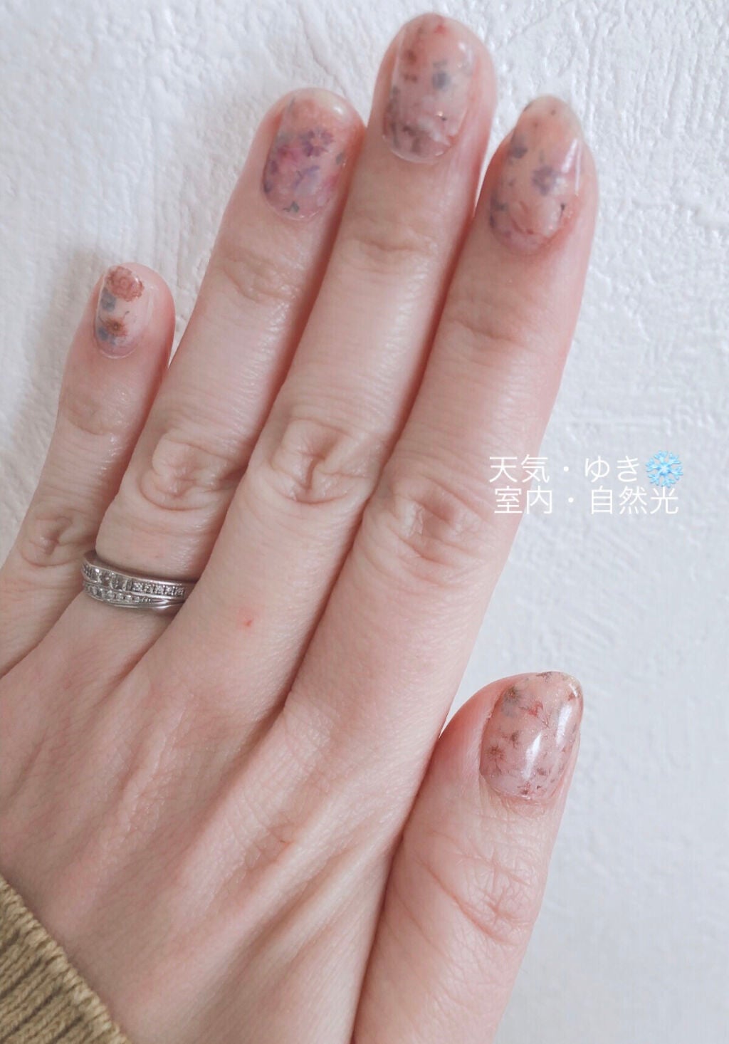 しずくネイルシール/キャンドゥ/ネイルシールを使ったクチコミ(2枚目)