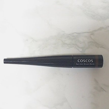 ロングラスティングアイライナー ブラウンブラック/COSCOS/リキッドアイライナーを使ったクチコミ(3枚目)