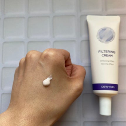 フィルタリングクリーム/DEWYCEL/日焼け止めクリームを使ったクチコミ(2枚目)