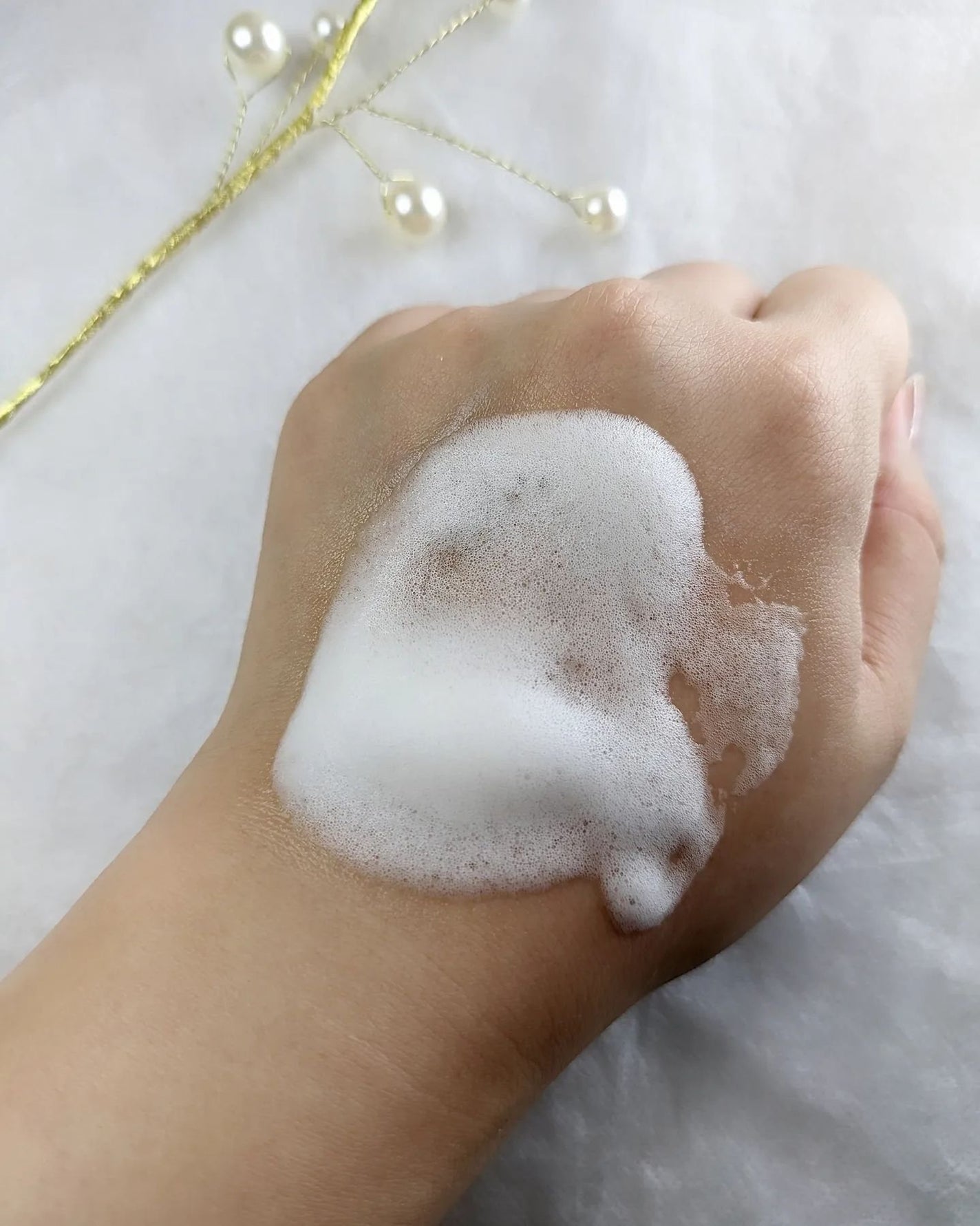 グリーンティーモイスチャーバブルフォーム/ラウンドアラウンド/泡洗顔を使ったクチコミ(4枚目)